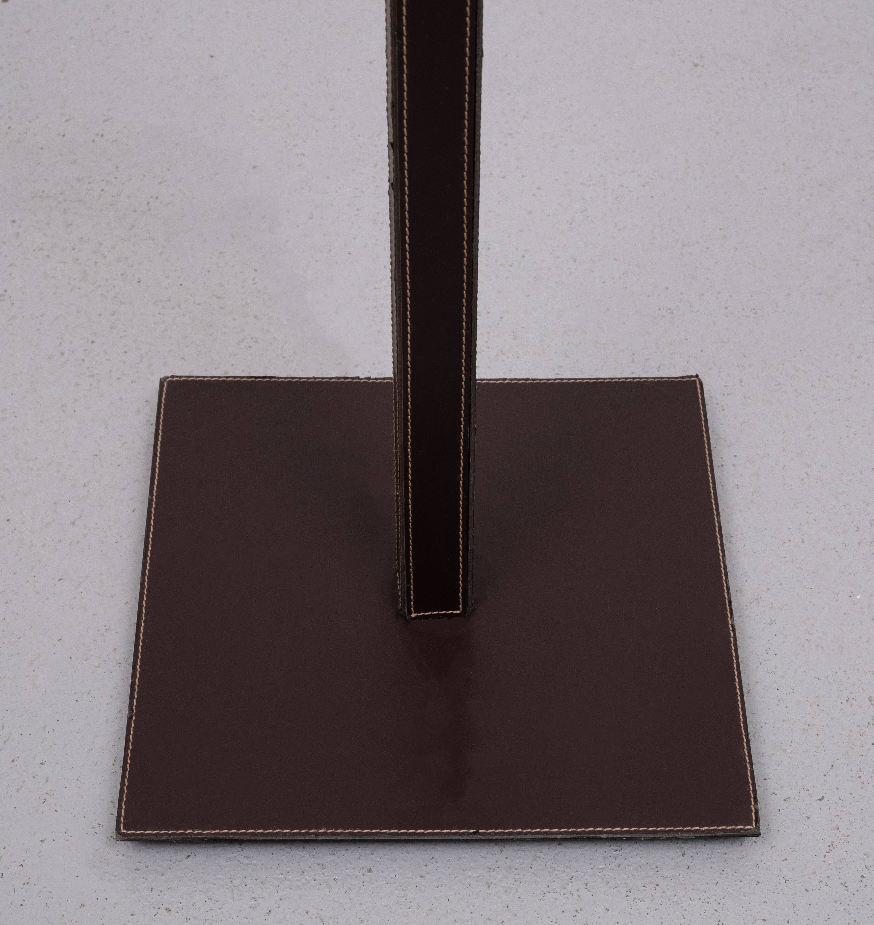 Stich Leather Floor lamp manufactured by SCE France