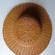 Braided wicker hat