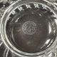 Art Deco - Crystal stamped Baccarat sugar pot