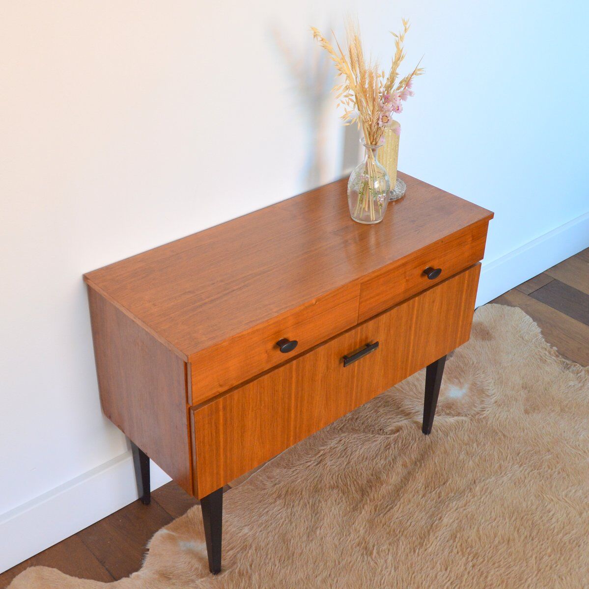 Console / Bedside feet compass vintage 1950s