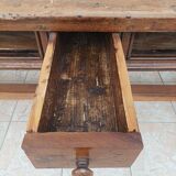 20th century walnut farmhouse table