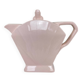 Théière art déco rose