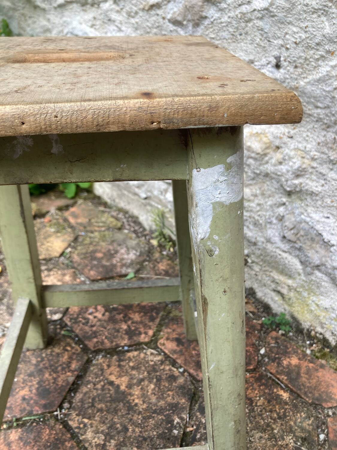 Vintage workshop stool
