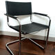 Cantilever design armchair in tubular steel 1970