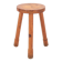 Wooden tripod stool, 1950s mountain furniture