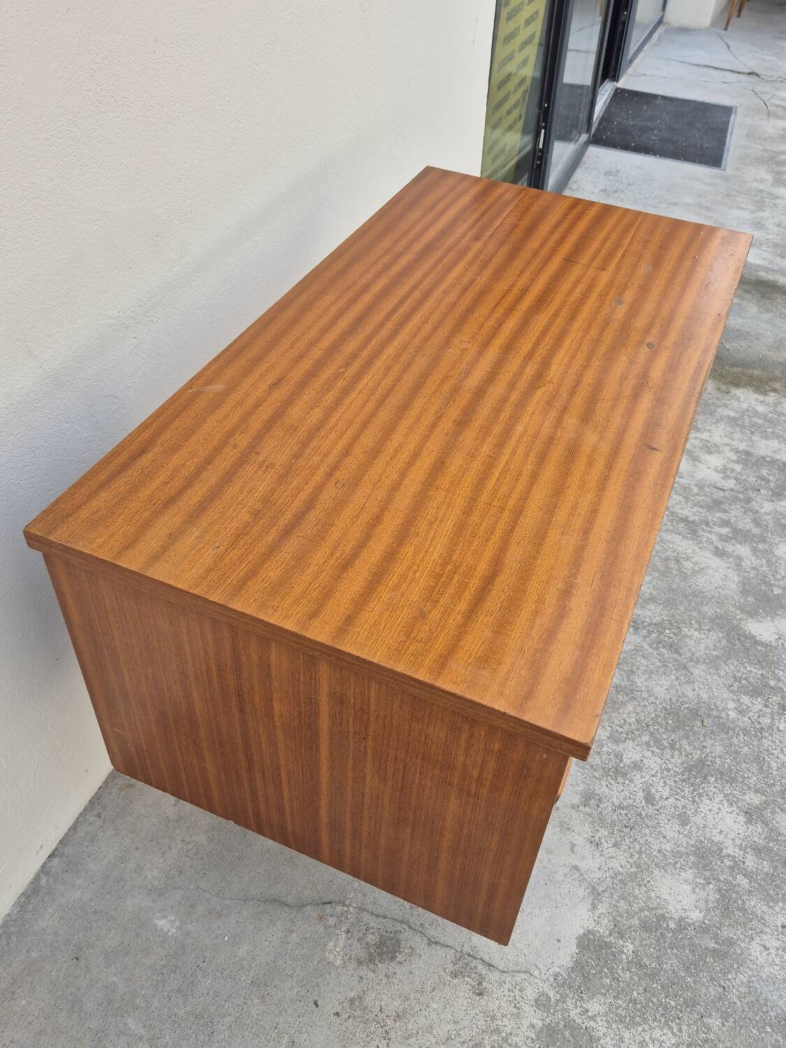 Vintage 1950s Scandinavian style modernist desk