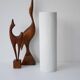 Vase en porcelaine bisque de la ligne Studio d'Op-Art moderne du milieu du siècle par Werner Schreib pour Rosenthal, années 1960.