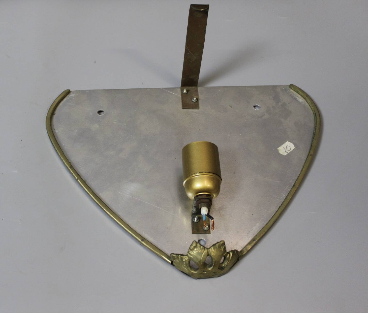 Pair of Gallé wall lights in glass paste (Tip)