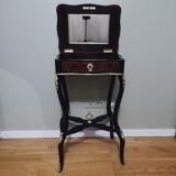Travailleuse ou table à ouvrage en marqueterie d'époque Napoléon III