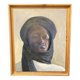 Omar Logang (1966), Oil on canvas depicting a Tuareg
