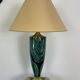 Superb ceramic lamp from the house "Le Dauphin".