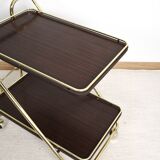 Trolley, bar service, folding table, in formica