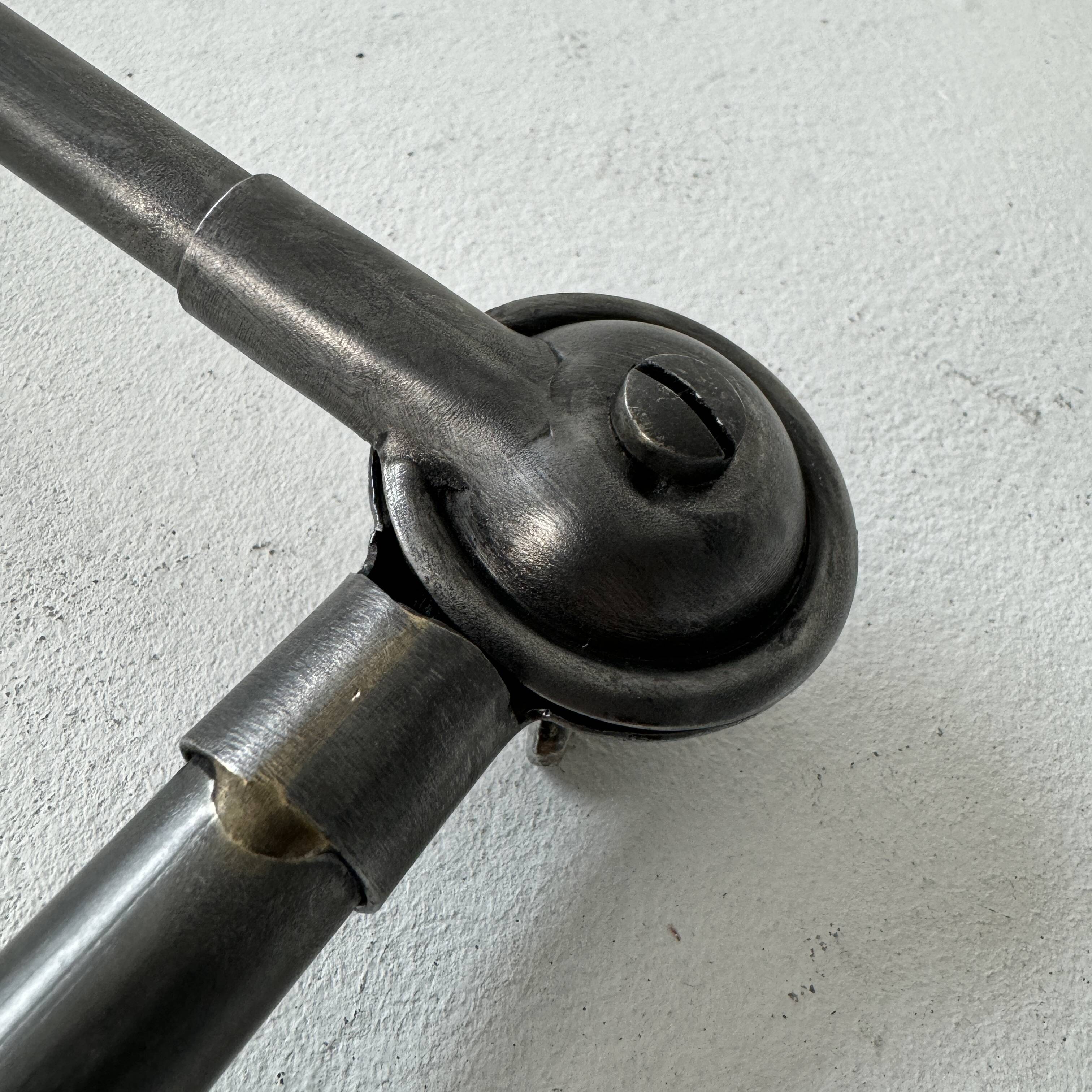 Antique large German industrial wall lamp "sis"