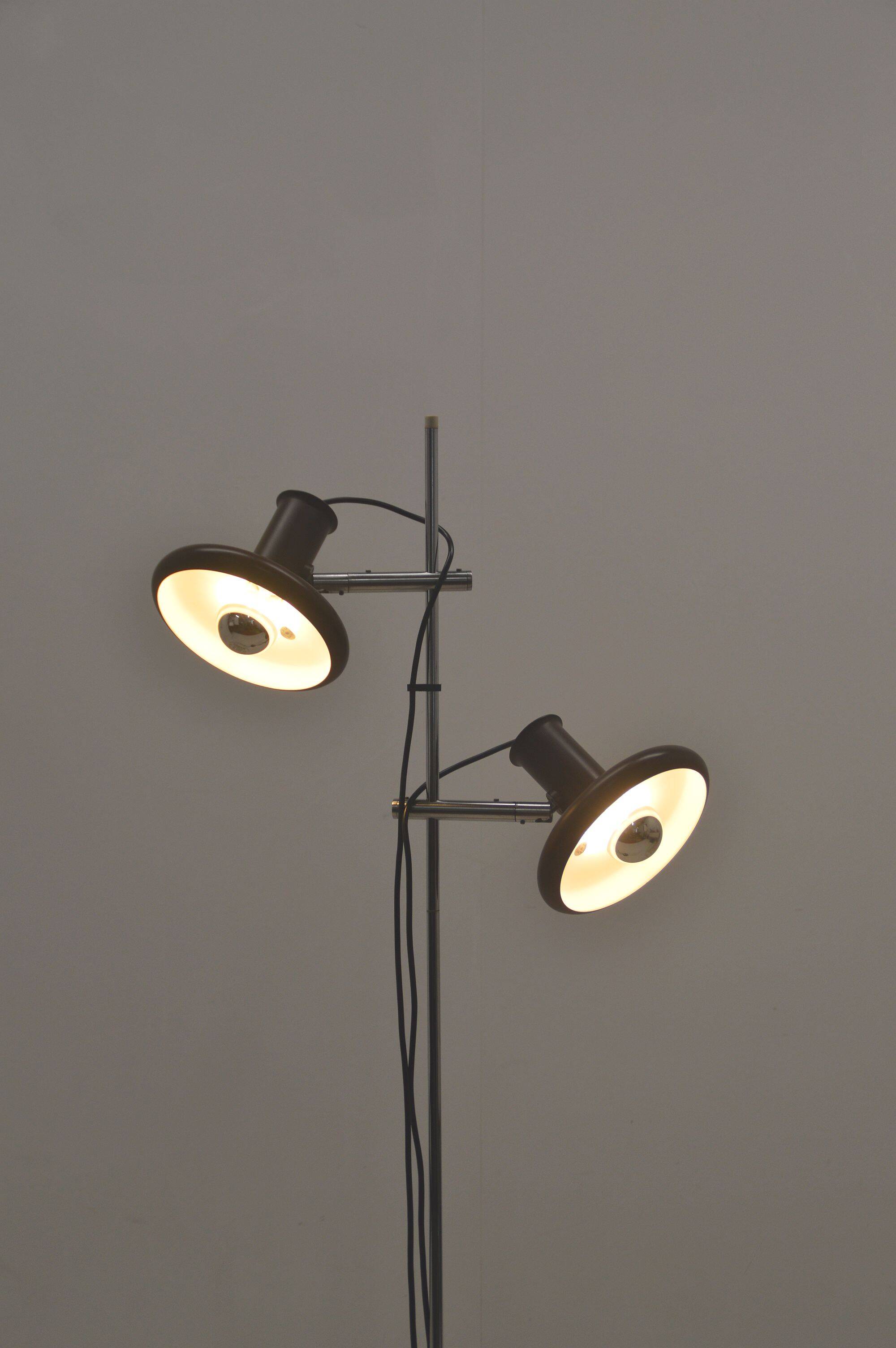 Danish floor lamp 'Optima 4' designed by Hans Due for Fog & Mørup, 1972