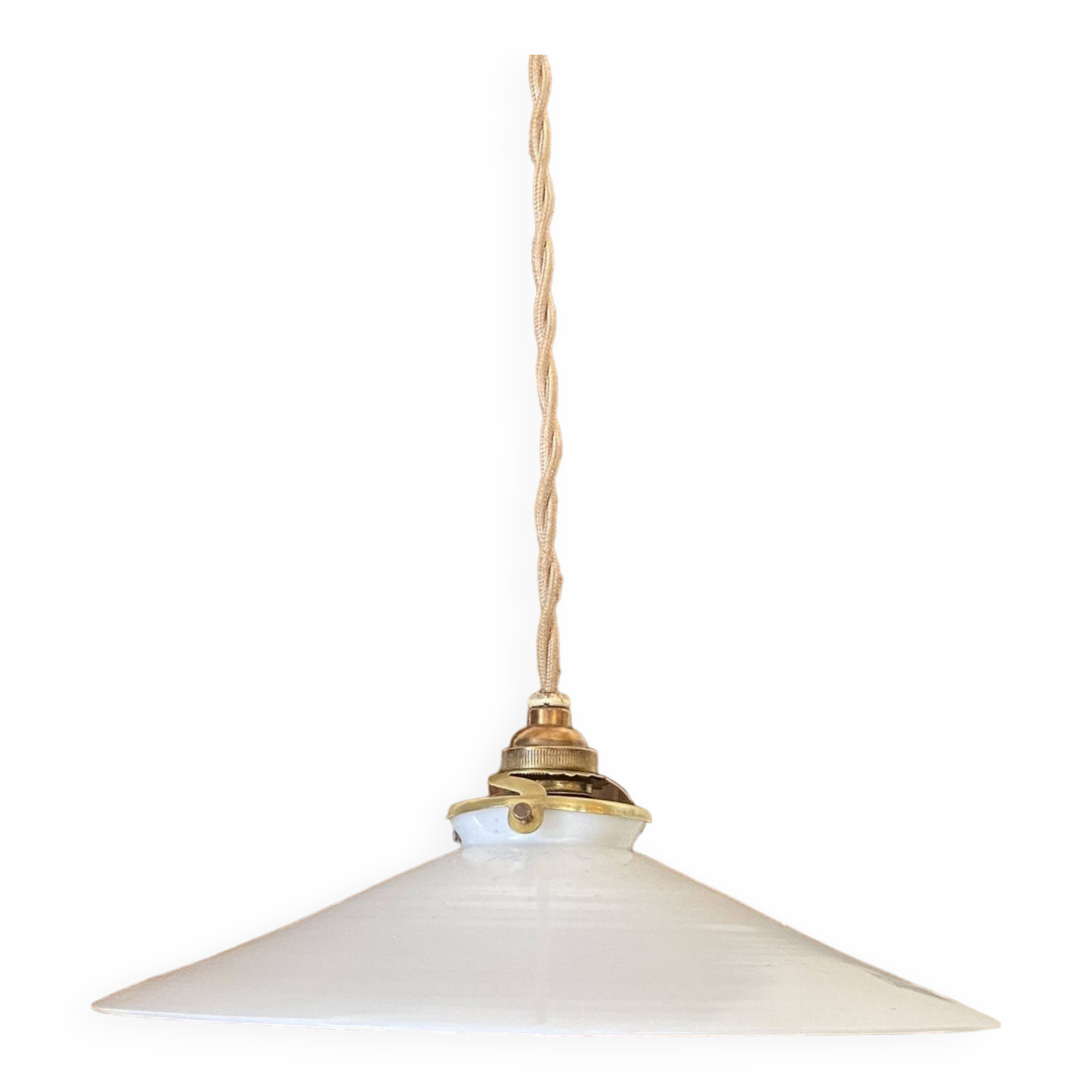 Suspension en opaline