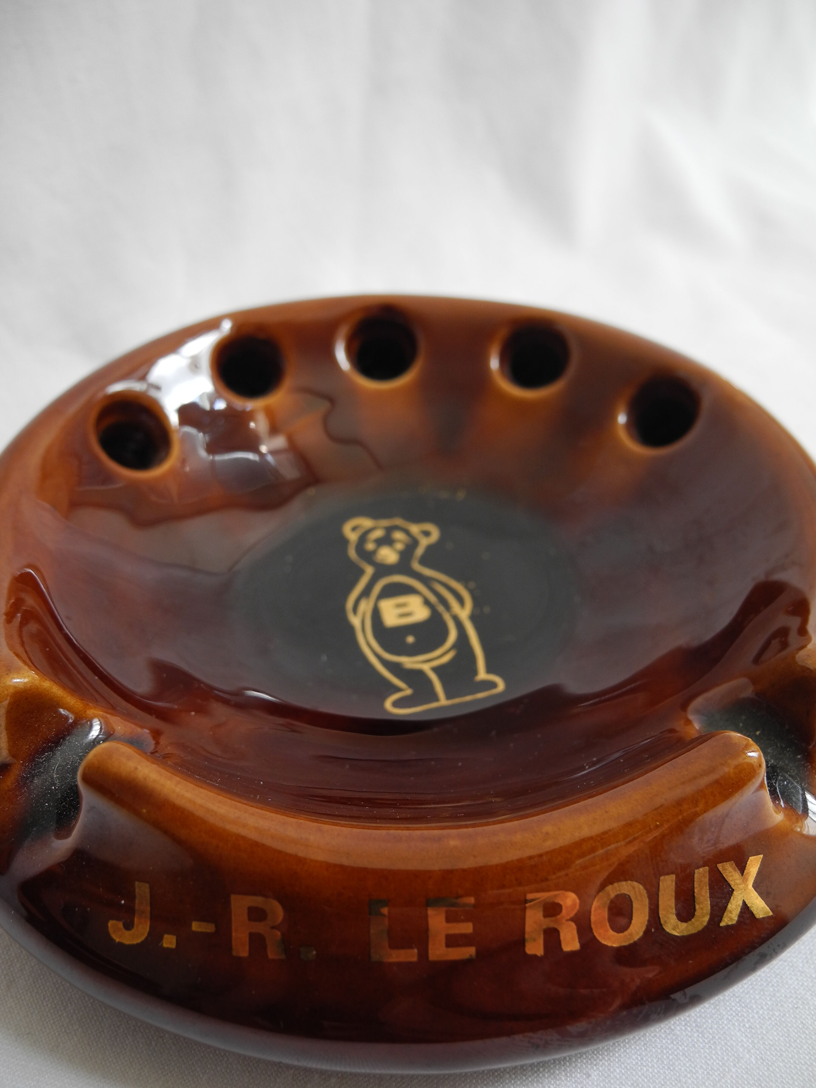 Cendrier publicitaire Butagaz déco rétro vintage ashtray
