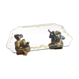 Glass coffee table