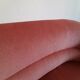 Sofa bench velvet peach