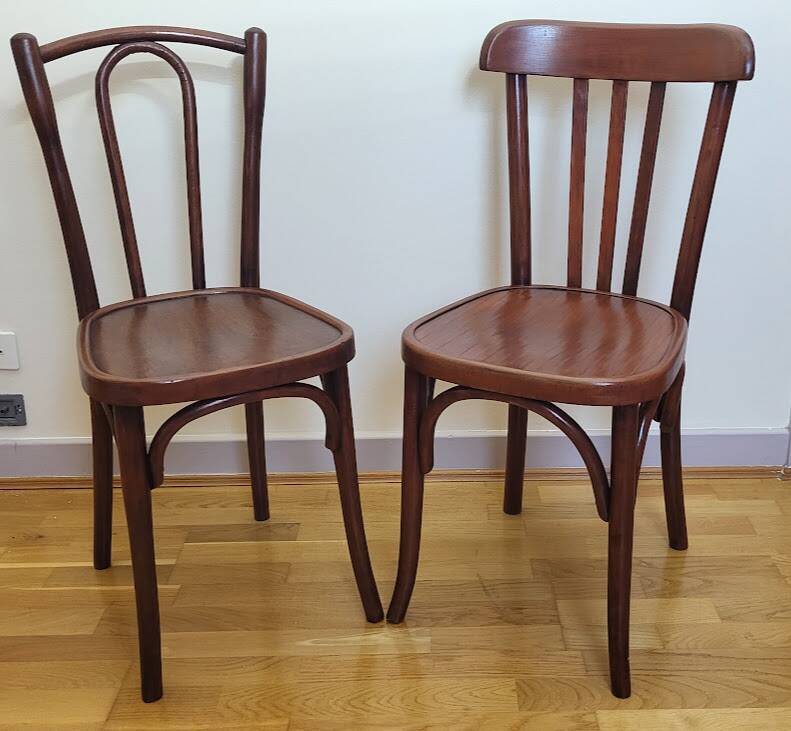 2 bistro chairs