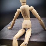 Dark octagon tripod stool