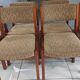 Suite of 6 vintage Baumann dining chairs 1970