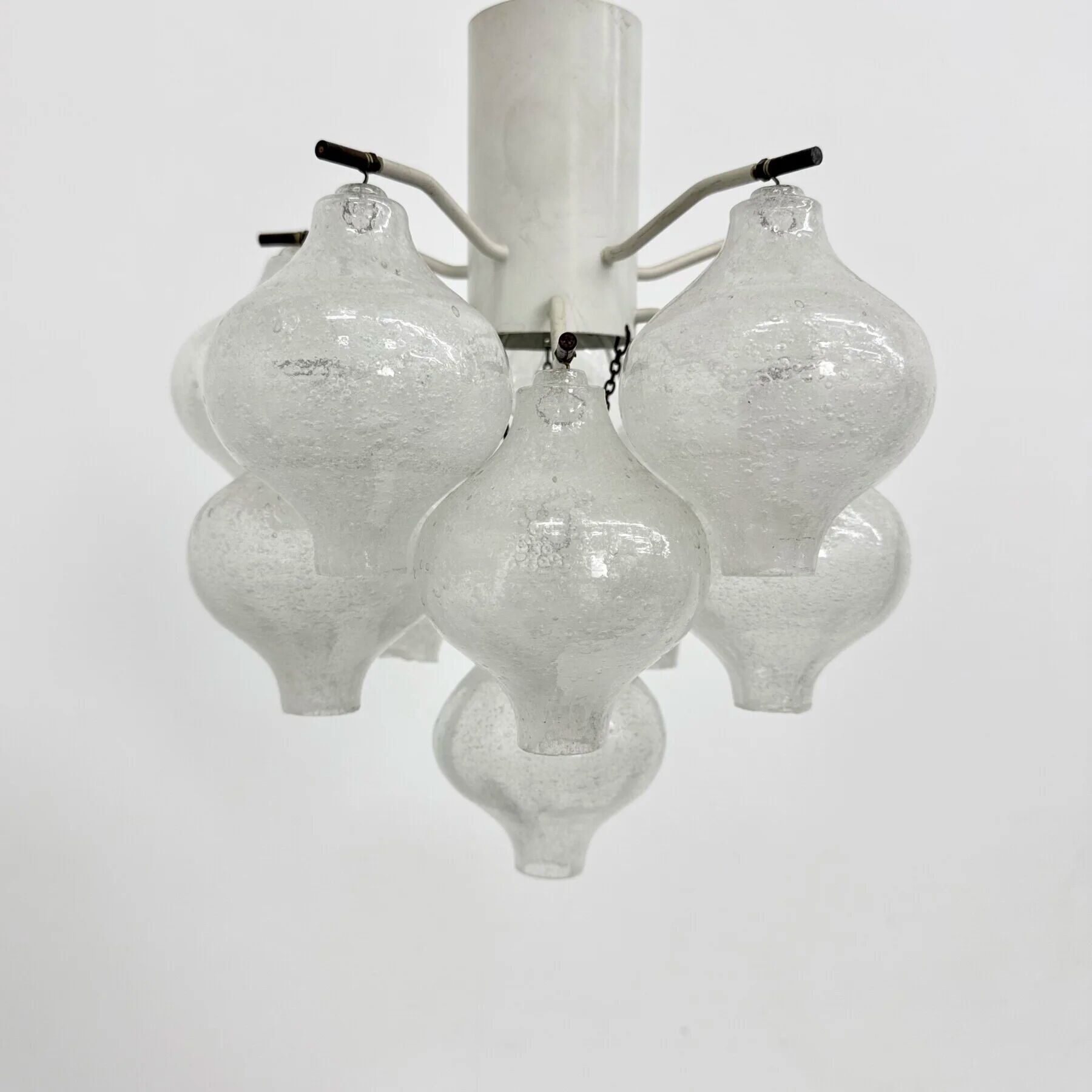 Mid-century Tulipan glass flushmount by Kalmar, Austria, 1960s