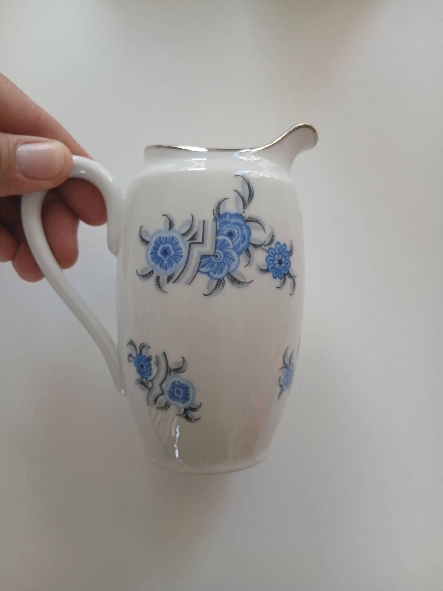 Antique coffee service in Limoges porcelain – F. Legrand & Cie