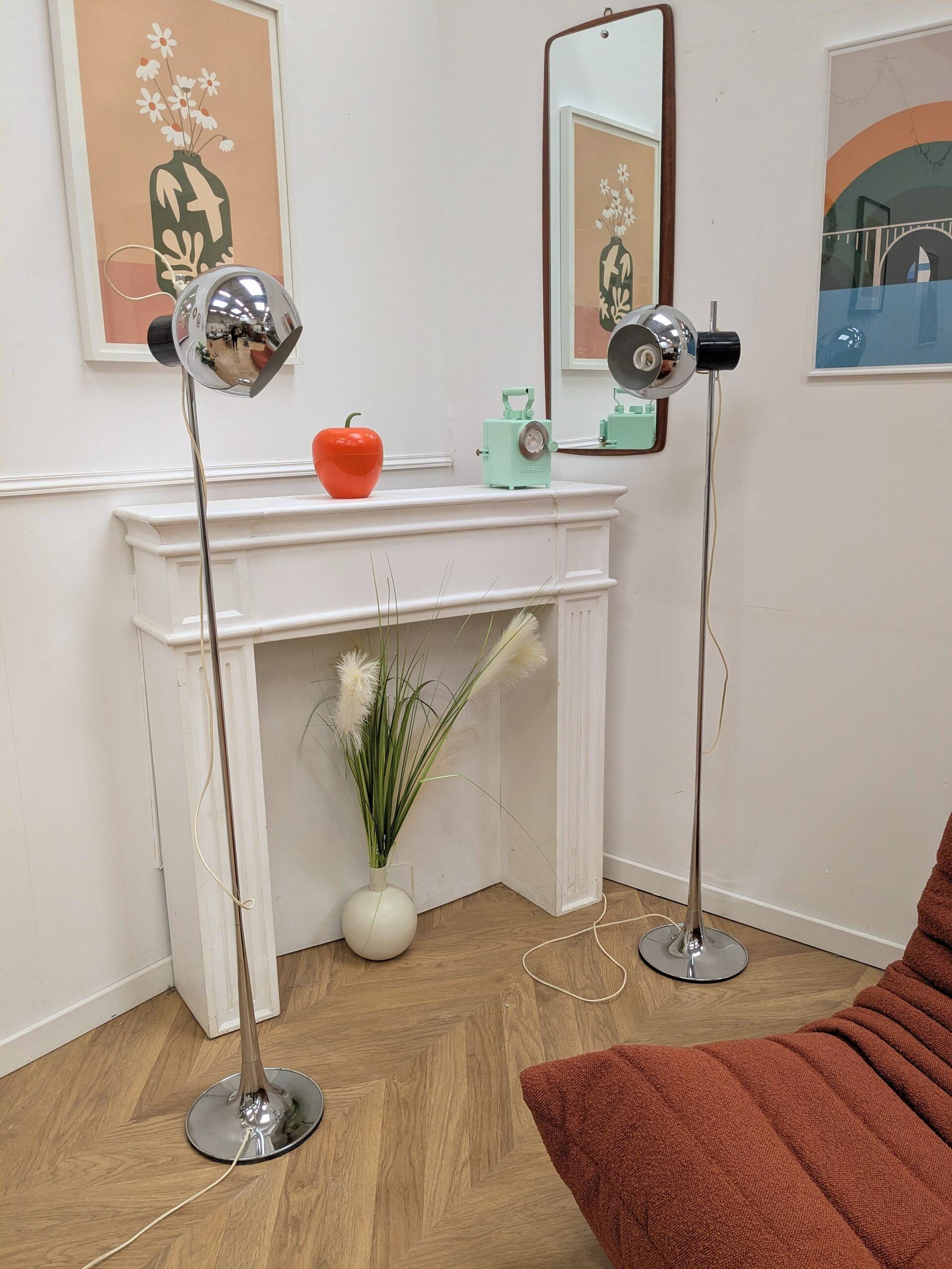 Lampadaire vintage italien par Goffredo Reggiani