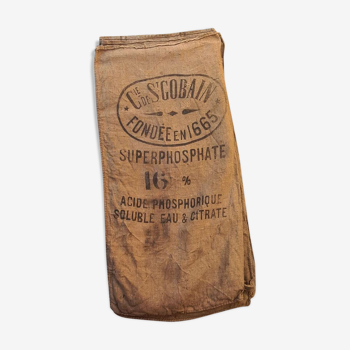 Very old burlap bag