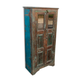 Armoire ancienne vitrée en bois