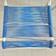Suite de 5 fauteuils vintage scoubidou 1950 en aluminium & fil plastique 50