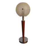 Conical wooden lamp