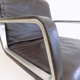 Wilkhahn Delta 2000 leather office chair by Delta Design