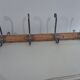 Coat rack wood and metal