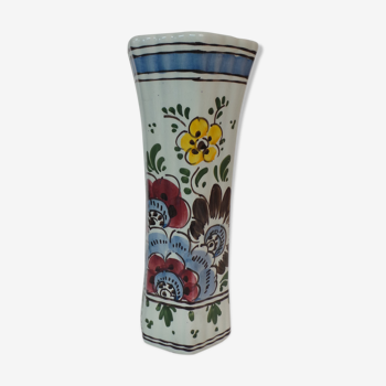Vase Delft Holland has floral decoration