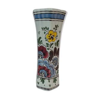 Vase Delft Holland a décor floral