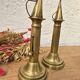 Bougeoirs vintage laiton