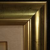 Italian winter landscape painting oil on canvas