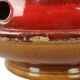 Large Red and Yellow Ceramic Lamp Base, Kil, Scandinavia, 51 cm