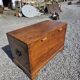 Antique solid teak chest