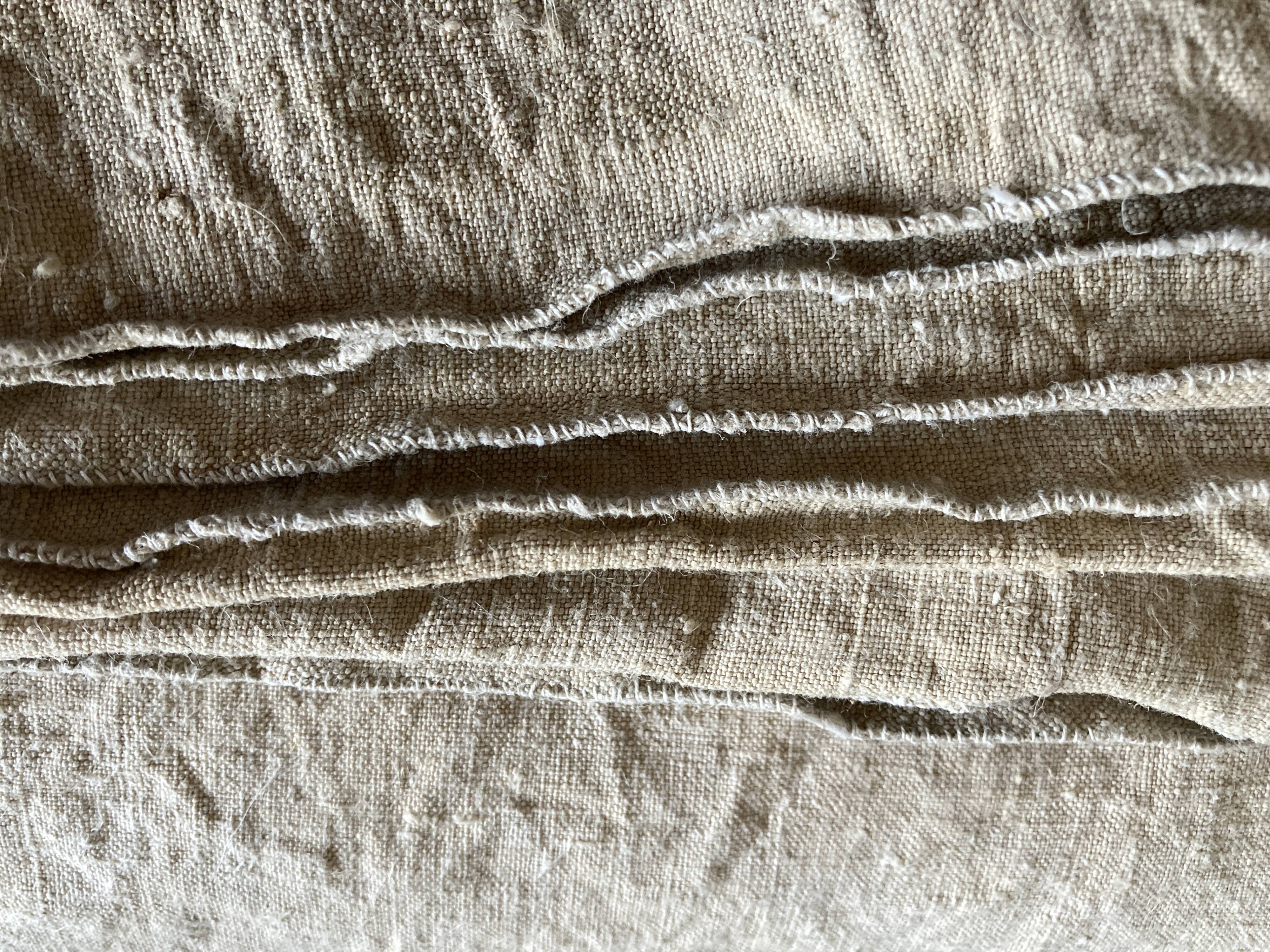 Nappe de réserve en chanvre brut 19e 240cm