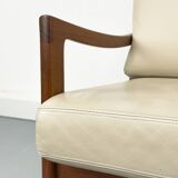 Vintage Two-Seater Senator Sofa in Teak by Ole Wanscher for Cado, 1970s