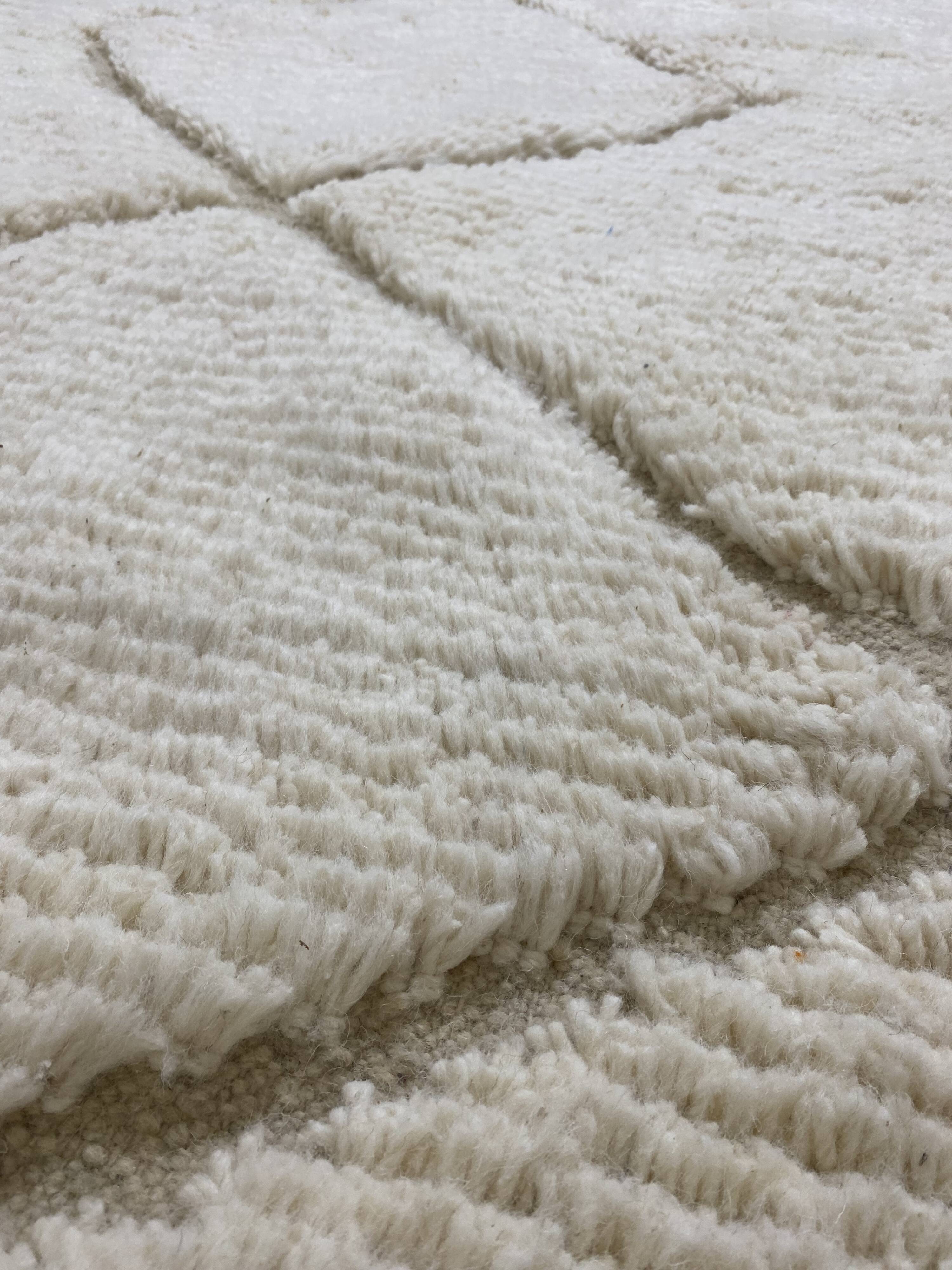 Tapis berbère en laine naturel 180/250cm