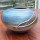 Ceramic vase by Nadia and Alain Pinel