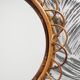 Rattan sun mirror