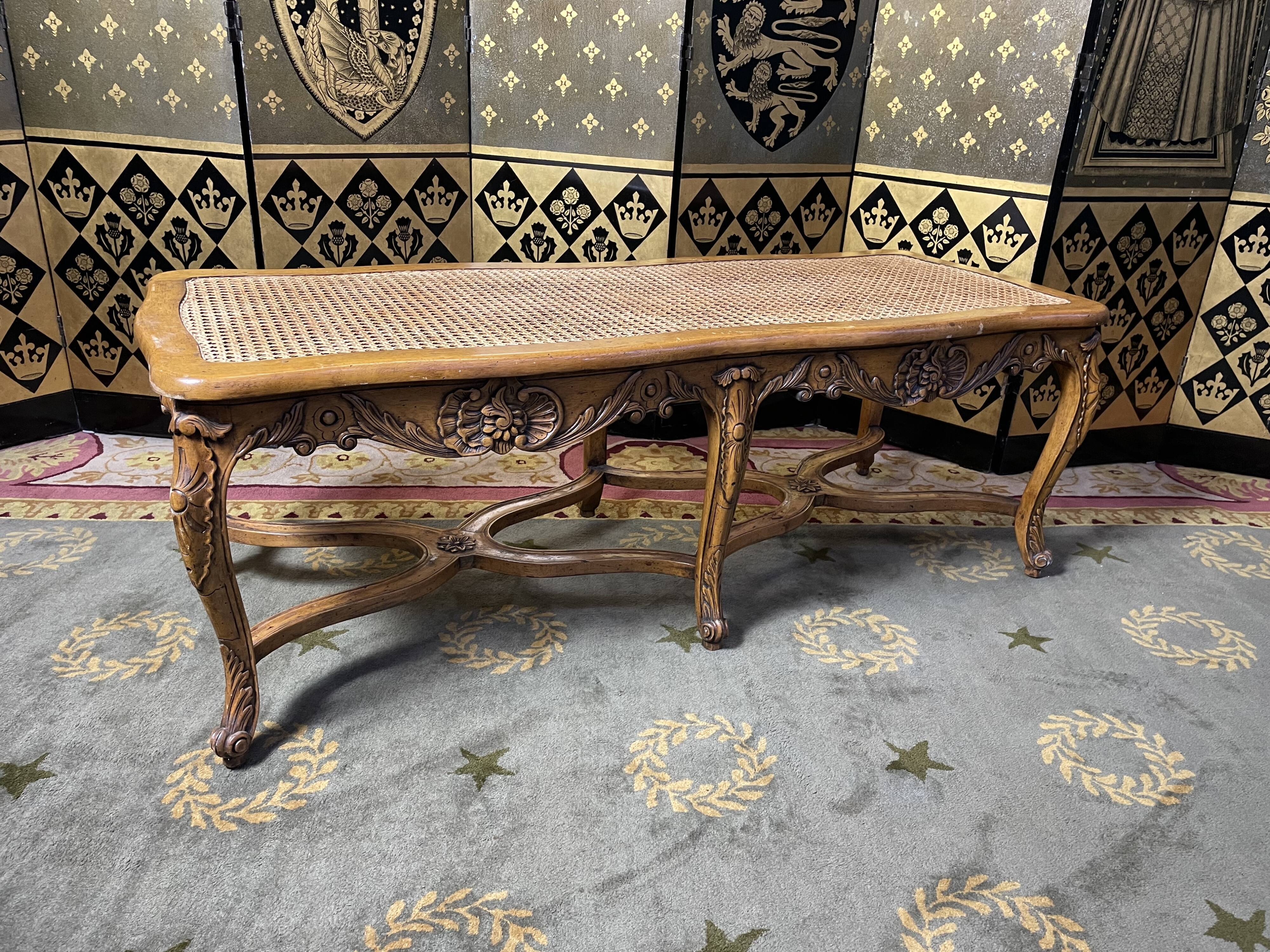 Regency-style bench or entrance bench
