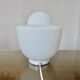 Lampe Italienne en opaline blanche, années 70