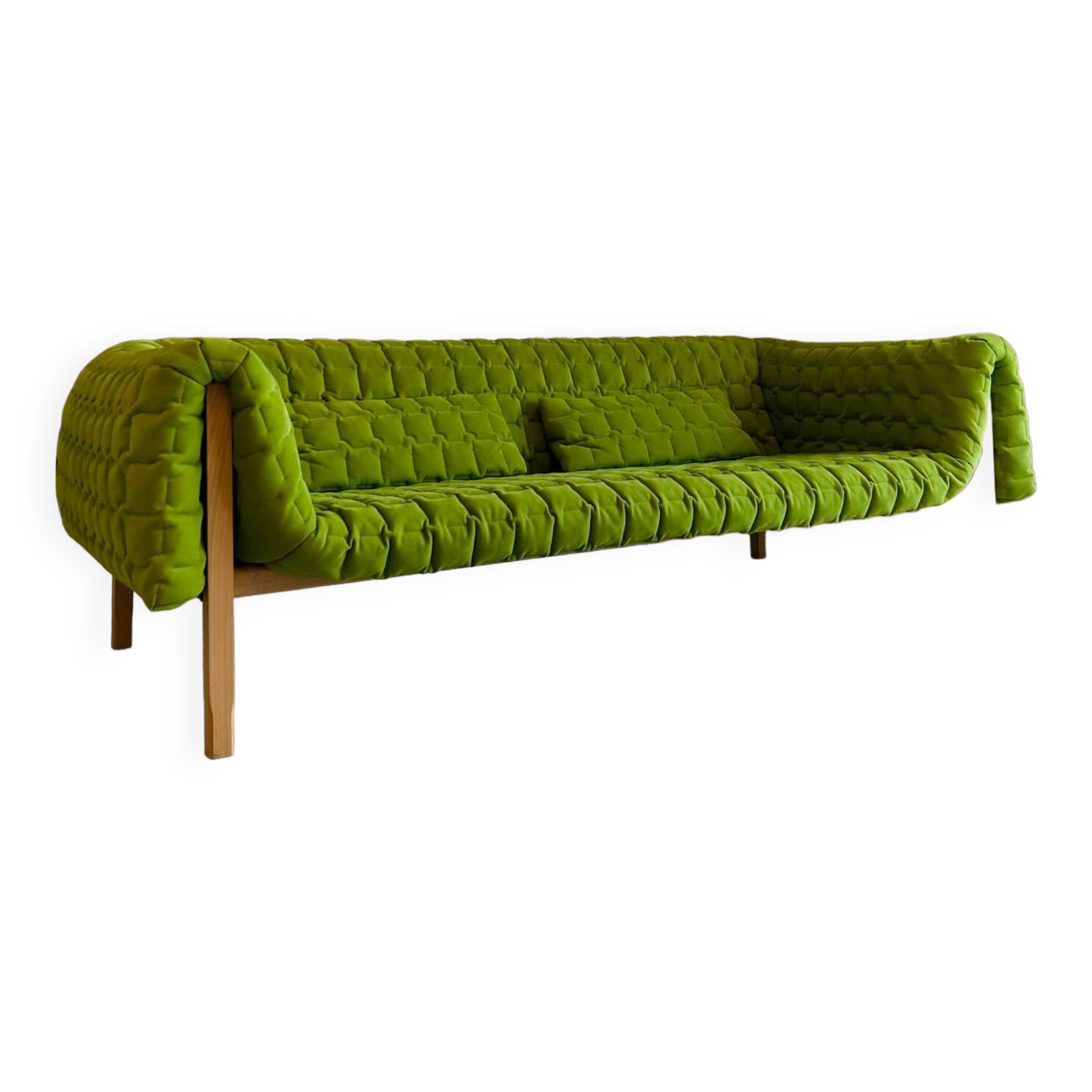 Ruché Sofa Ligne Roset lime green