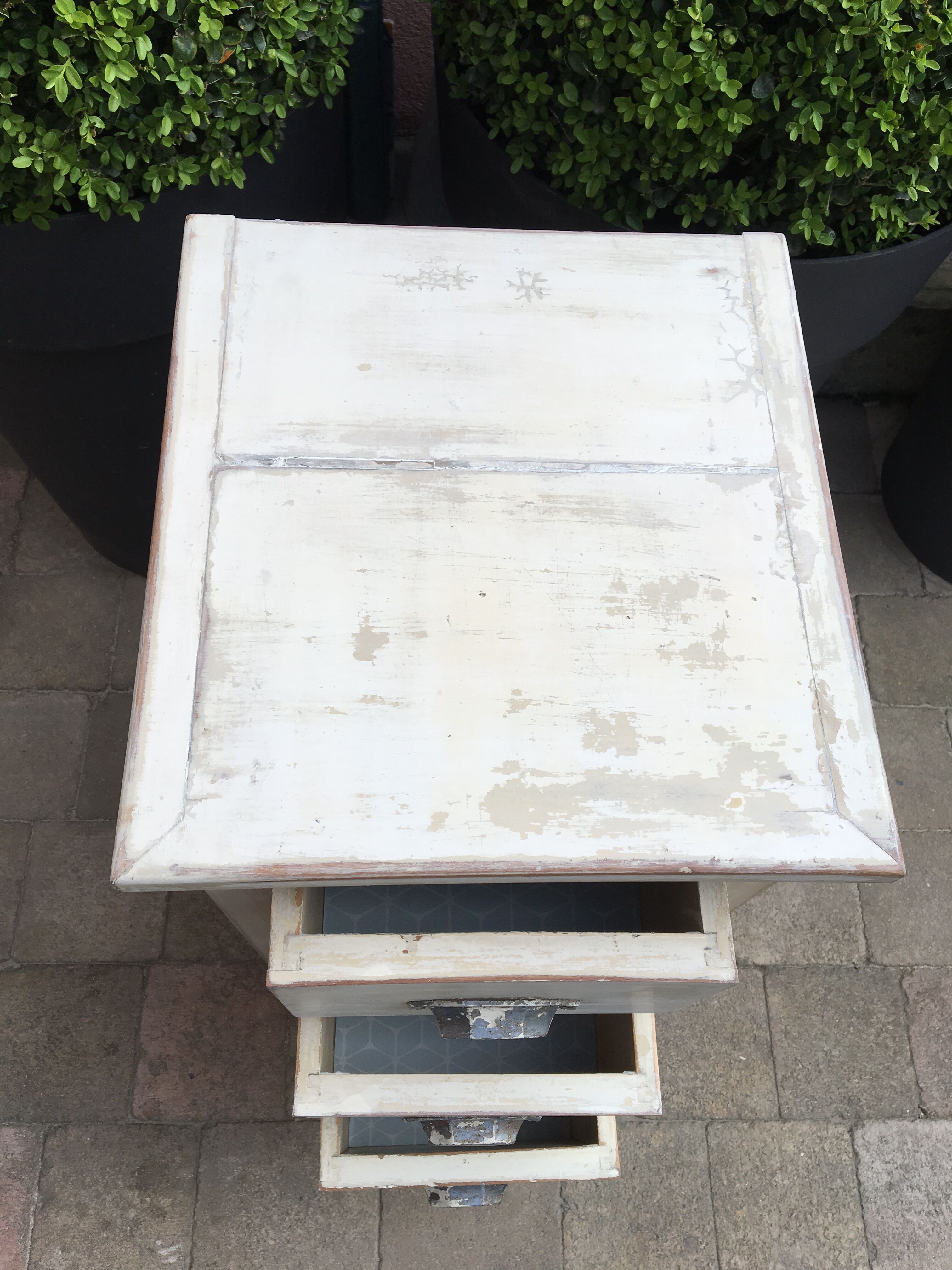 Vintage patinated chiffonnier