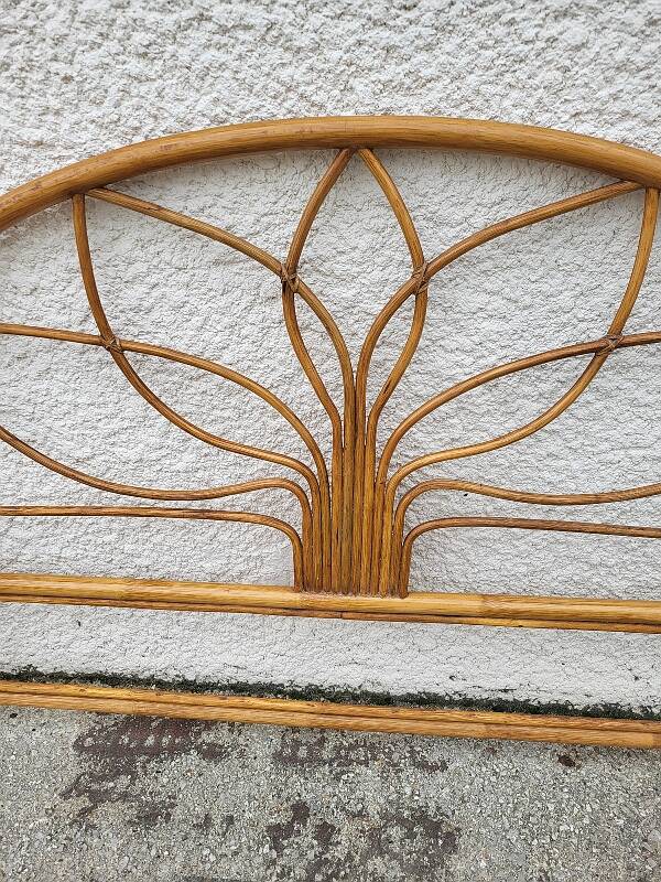 Tete de lit en rotin en 140 cm